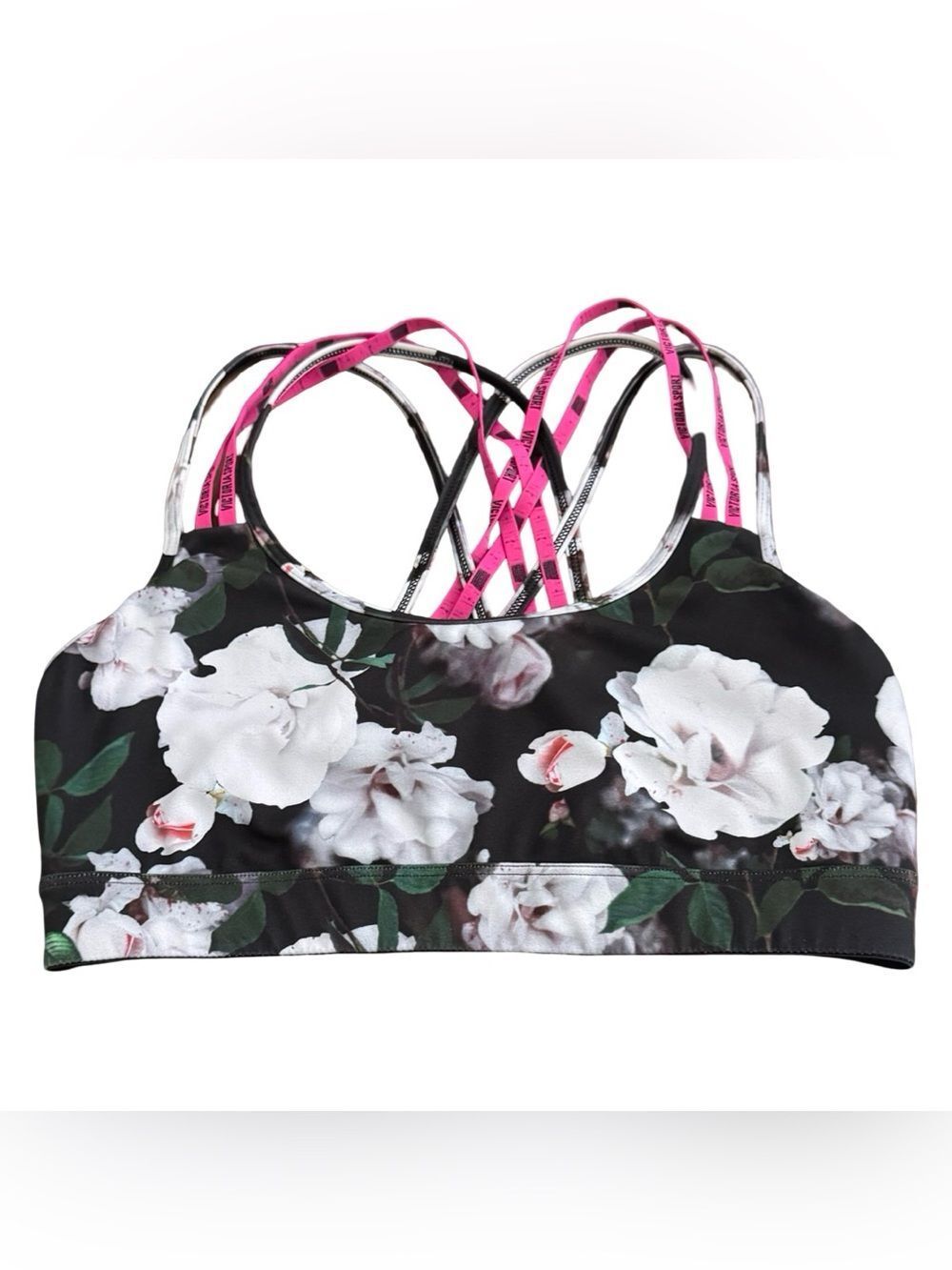 Sports Bra – Size Medium Victoria’s Secret Sport Floral Strappy Bra